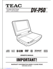 Teac DV-P50 Owner's Manual