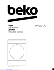 Beko DU 7133 GAO User Manual