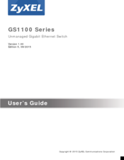 ZyXEL Communications GS1100-8HP User Manual