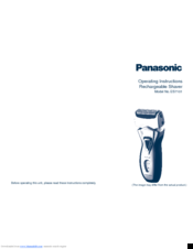 Panasonic ES-7101 Operating Instructions Manual