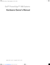 Dell POWEREDGE 1900 Owner's Manual