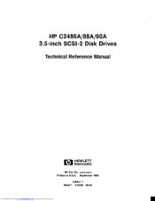 HP C2490A Technical Reference Manual