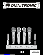 Omnitronic UHF-204 User Manual