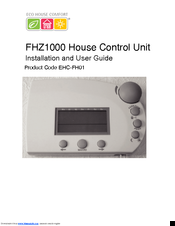 Eco House Comfort EHC-FH01 Installation And User Manual