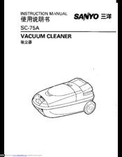 Sanyo SC-75A Instruction Manual