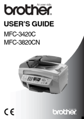 Brother MFC 3420C - Color Inkjet - All-in-One User Manual