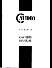 C-Audio ST400i Owner's Manual