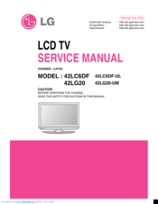 LG 42LC6DF Service Manual