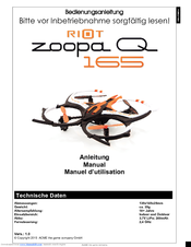 ACME riot zoopa Q 165 Instruction Manual
