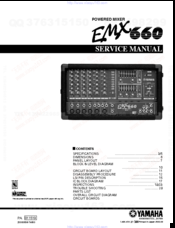 Yamaha EMX 600 Service Manual