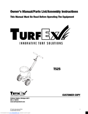 TurfEx ts25 Owner's Manual