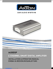 AXTON A430DSP Installation & Operation Manual