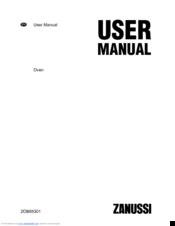 Zanussi ZOB65301 User Manual