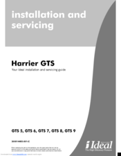 IDEAL Harrier GTS 8 Installation And Servicing