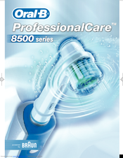 Braun Oral-B ProfessionaCare 8500 Series Manual