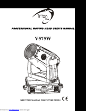 Triton V575W User Manual