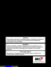 Bki DRGV Operator's Manual