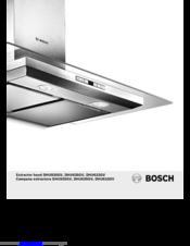 Bosch DHU935GV Operating And Installation Instructions