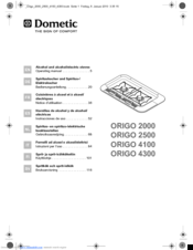 Dometic ORIGO 2500 Operating Manual