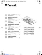 Dometic ORIGO 4300 Operating Manual