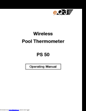 eQ-3 PS 50 Operating Manual