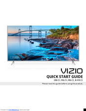 Vizio P75-C1 Quick Start Manual