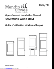 Mendip SOMERTON 2 Pedestal Operation And Installation Manual