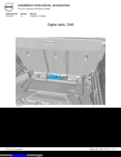 Volvo 31346142 Installation Instructions Manual