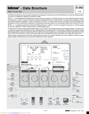 Tekmar D 262 Data Brochure