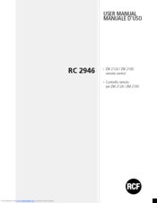 RCF RC 2946 User Manual