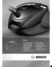 Bosch BSG6 Series Instruction Manual