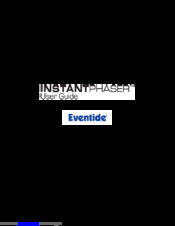 Eventide Instant Phaser User Manual