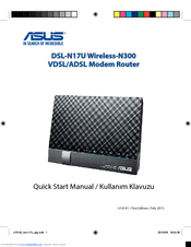Asus DSL-N17U Quick Start Manual