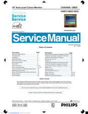 Philips 109P2 CM25 GSIII Service Manual