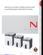 ACV Compact N3 Installation, Operation And Maintanance Manual
