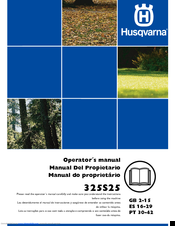 Husqvarna 325S25 Operator's Manual