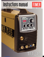 Fimer TM 215 Instruction Manual