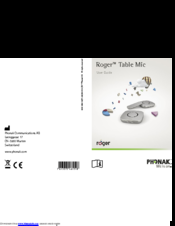 Phonak Roger Table Mic User Manual