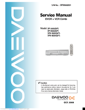 Daewoo DFX-6502(S/P) Service Manual