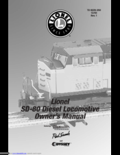 Lionel SD-80 Diesel Locomotive Owner's Manual