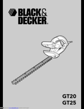 Black & Decker GT20 Manual