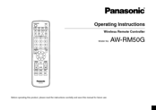 Panasonic aw-rm50g Operating Instructions Manual