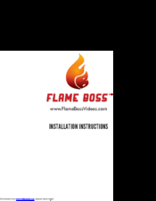 Flame boss 100 Installation Instructions Manual