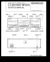 Kenwood CT-201/KXF-W1010 Service Manual