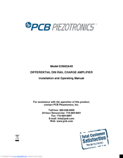 PCB Piezotronics EX682A40 Installation And Operating Manual