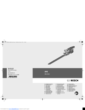 Bosch AHS 52 L Original Instructions Manual