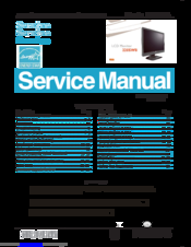 Philips 220SW8FB1/69 Service Manual
