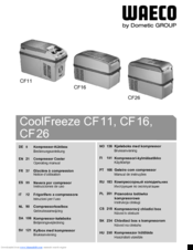 Waeco CoolFreeze CF16 Operating Manual