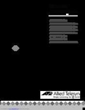 Allied Telesis AT-2971 Series Installation Manual