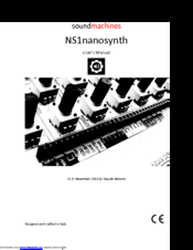 soundmachines NS1nanosynth User Manual